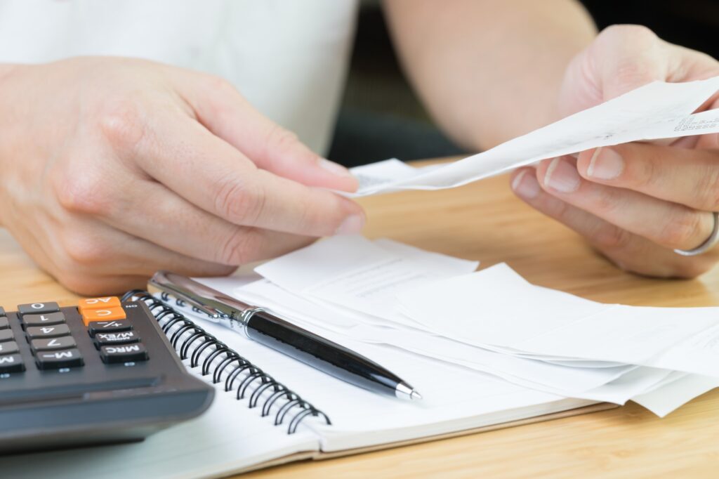 Record-keeping for business receipts